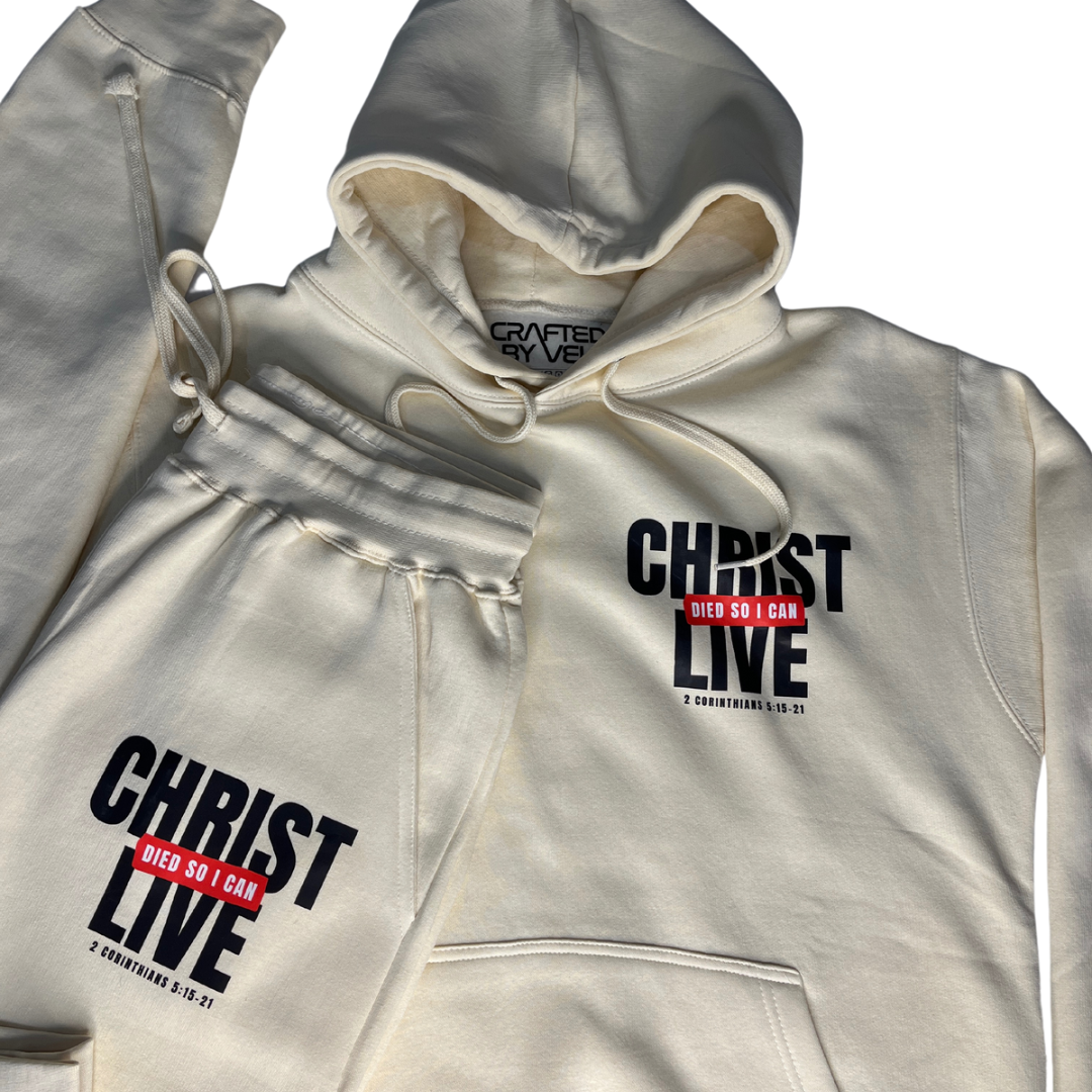 CHRIST DIED SO I CAN LIVE SWEATSUIT