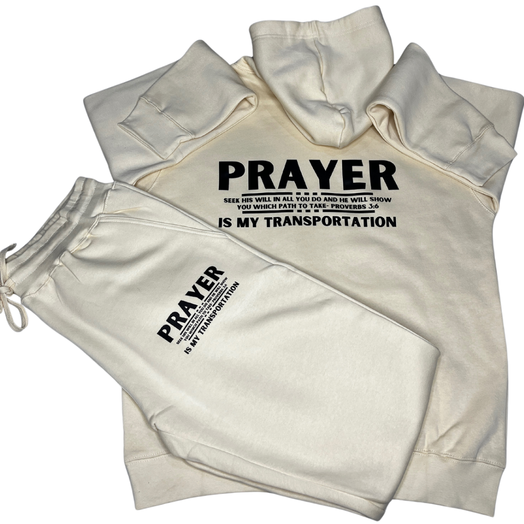 PRAYER IS MY TRANSPORTATION SWEATSUIT